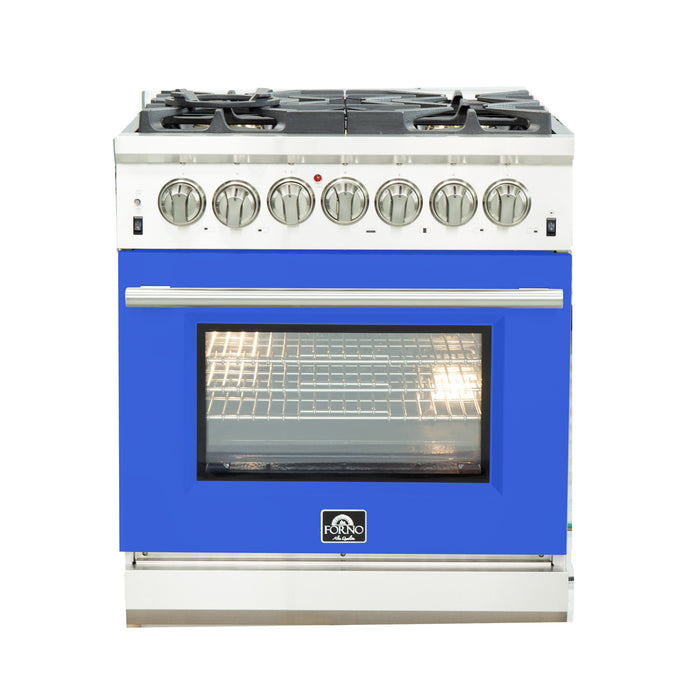 Forno FFSGS6187-30 30″ Capriasca Gas Range with 240 Volt Electric Oven