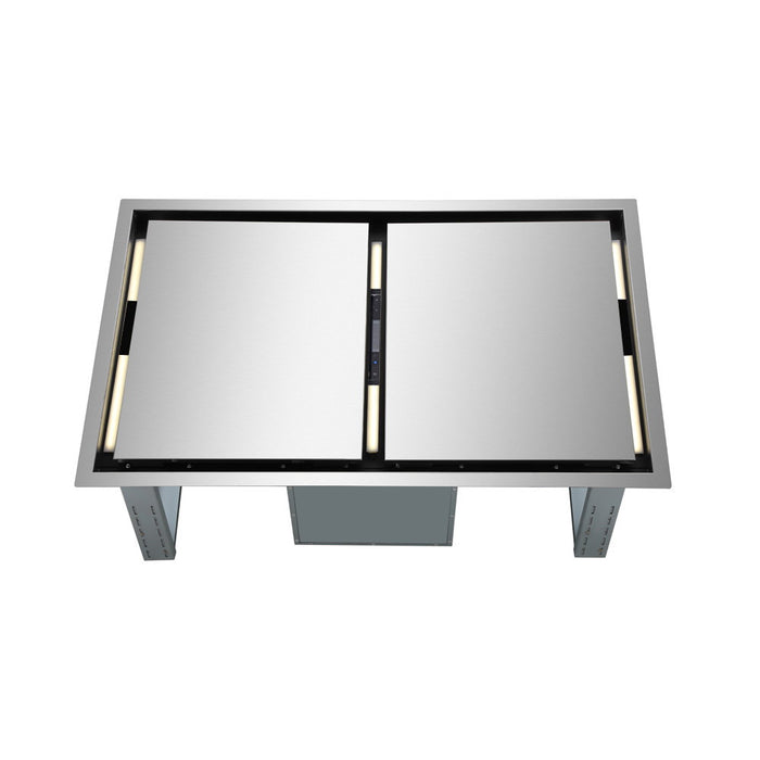 Forno FRHRE5312-44 44″ Arezzo Recessed Range Hood Stainless Steel 1200 CFM