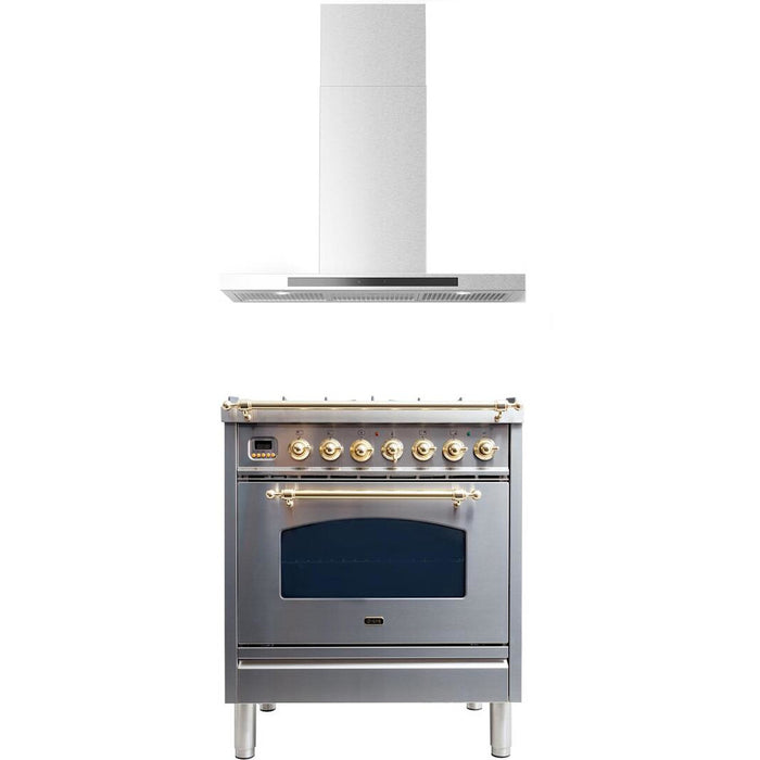 Forté 30" Alberto Wall Mount Chimney Style Hood