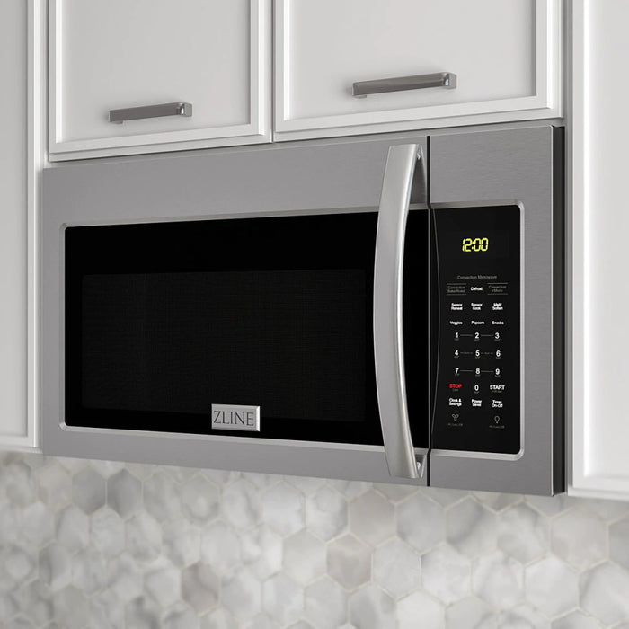 ZLINE Over the Range Convection Microwave Oven with Modern Handle and Sensor Cooking (MWO-OTR)