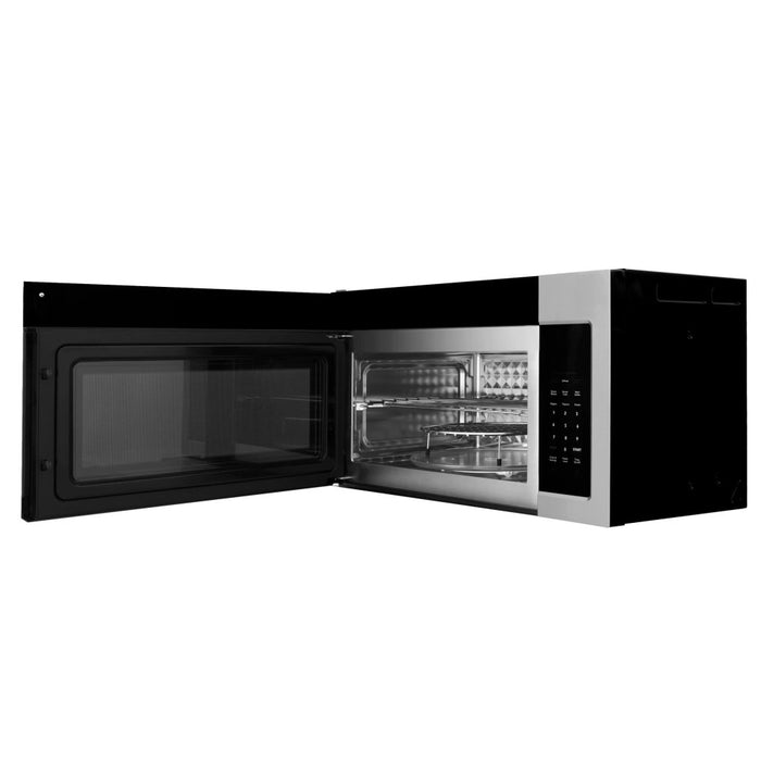 ZLINE Over the Range Convection Microwave Oven in Stainless Steel with Traditional Handle and Sensor Cooking (MWO-OTR-H)