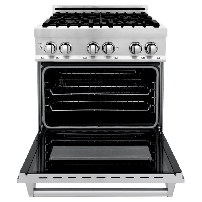 ZLINE 30" 4.0 cu. ft. Dual Fuel Range with Gas Stove and Electric Oven