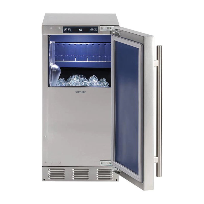 Sapphire Outdoor 15" Clear Ice Machine Gourmet Cube