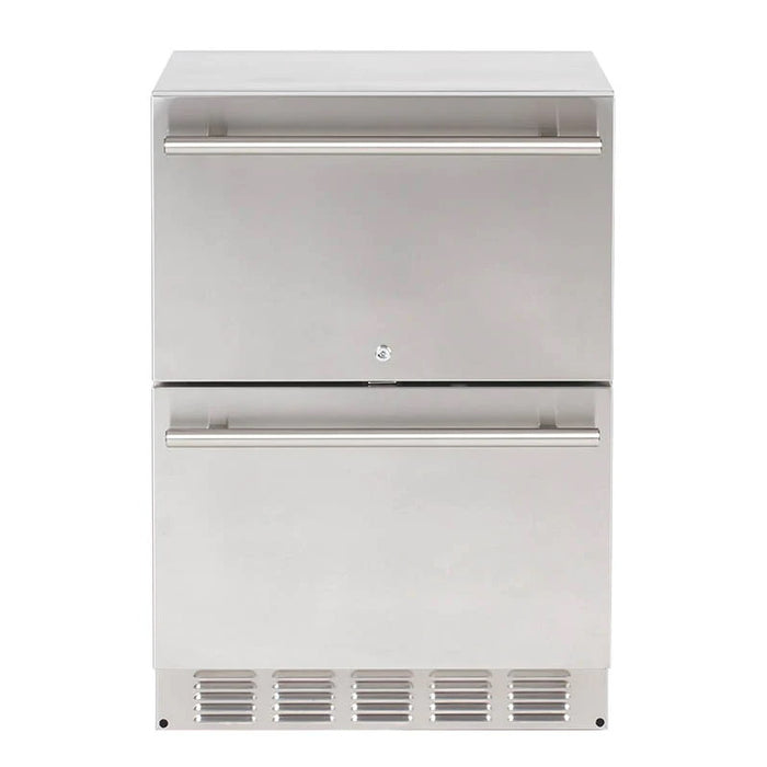 Sapphire 24" Outdoor Refrigerator with Drawers and Factory Installed Lock