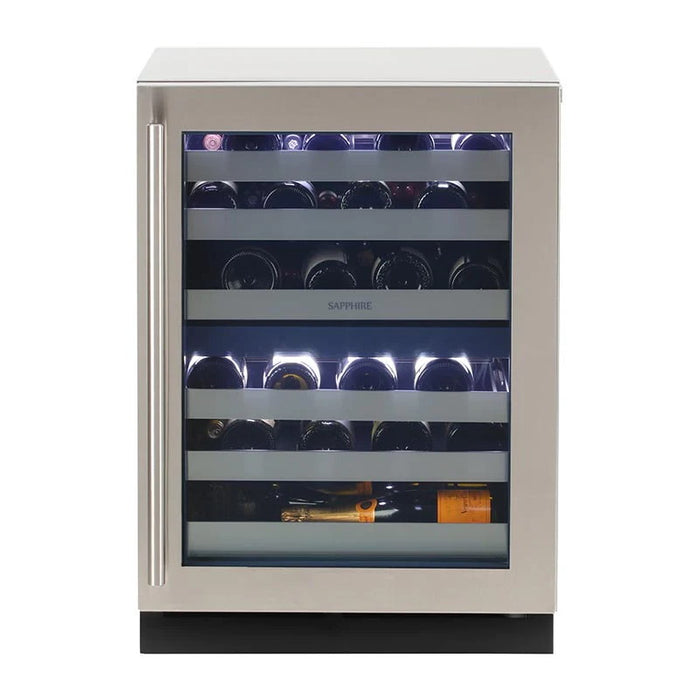 Sapphire Indoor 24" Dual Zone Wine Refrigerator