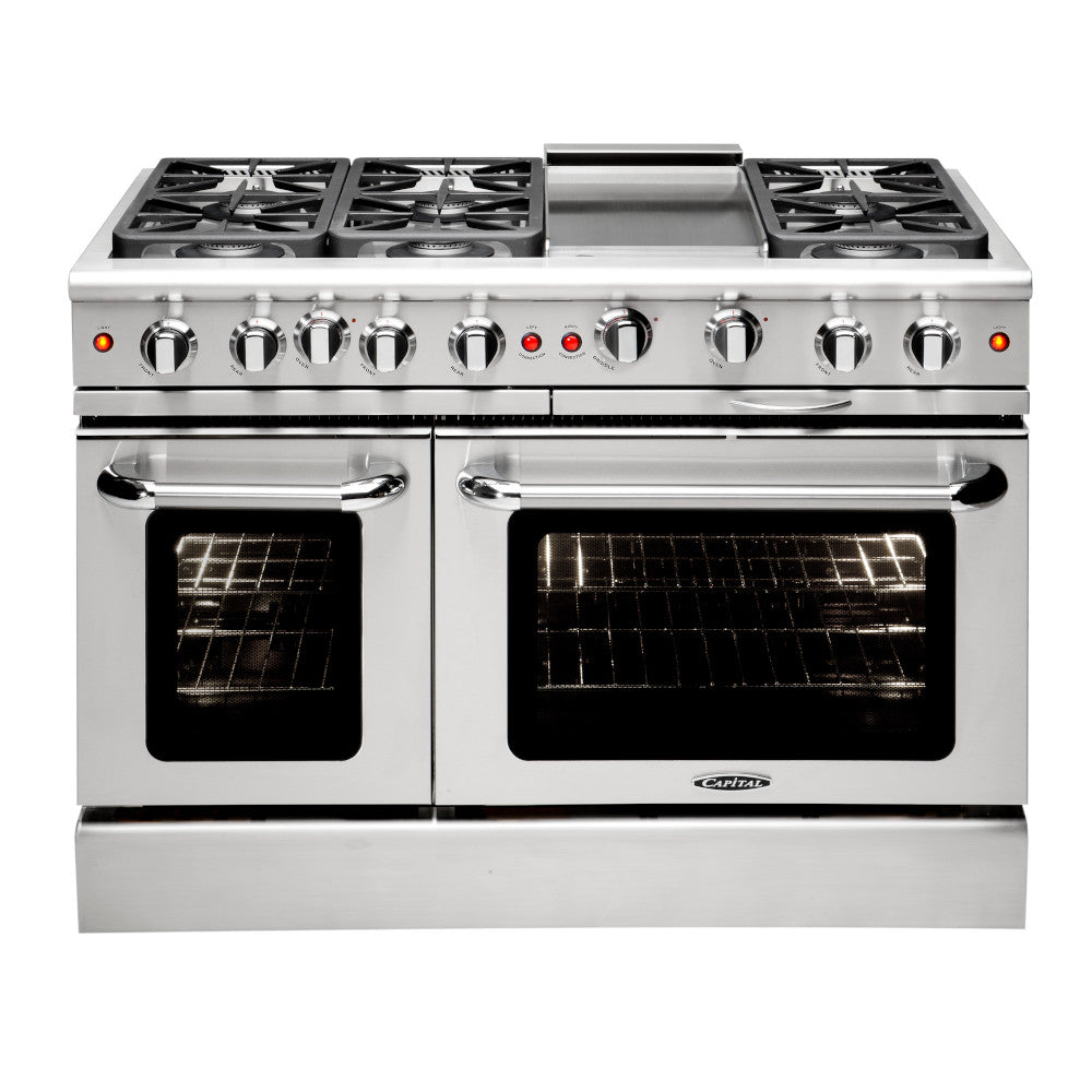 Capital CSGR484G2SSL 48 Inch Freestanding Professional Gas Range