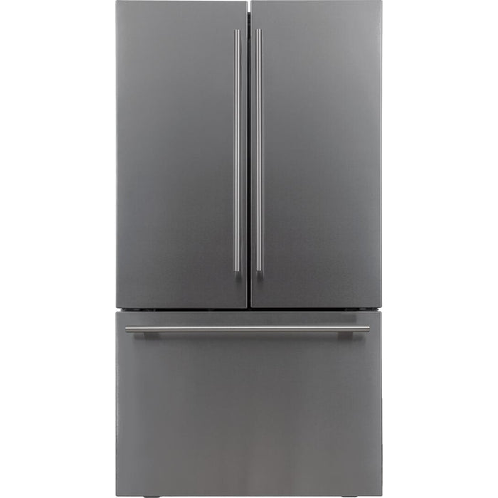 Forté 450 Series 36 Inch Counter Depth French Door Refrigerator in Stainless Steel