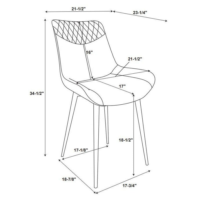 Linon August Dining Chair